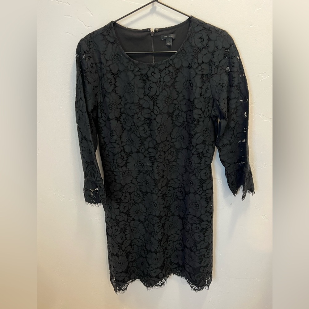 Ann Taylor dress black